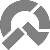 Минималистичный геометрический логотип компании FinData Global, партнера в сфере финансовых данных и аналитики